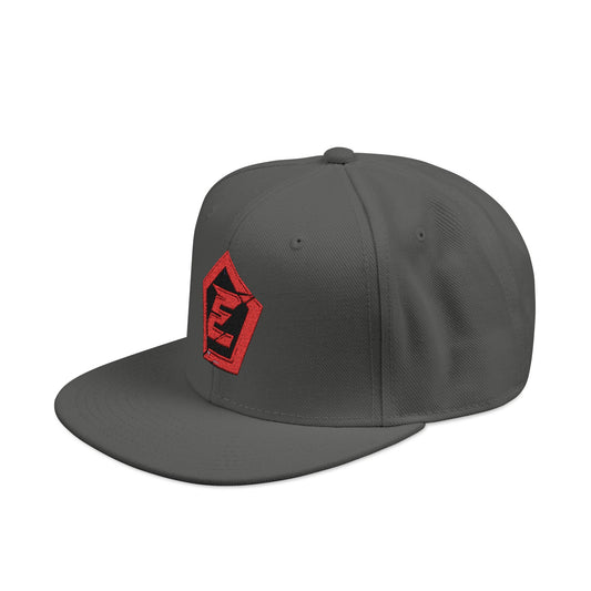 Snapback Hat - Effingoode Cracked Shield Embroidery