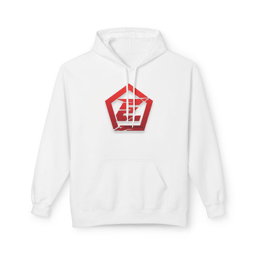 Effingoode Cracked Shield Unisex Midweight Softstyle Fleece Hoodie