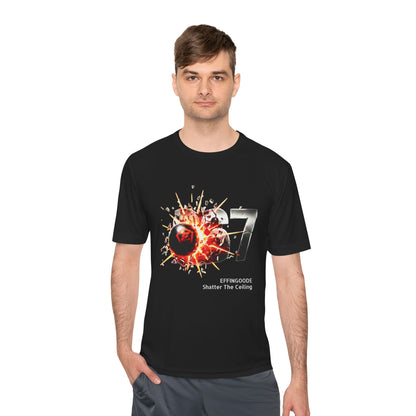 Unisex Moisture Wicking Tee - EFFINGOODE Shatter The Ceiling