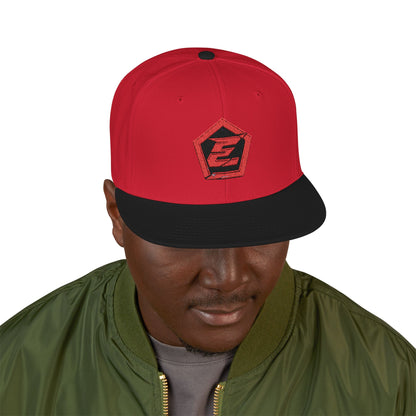 Snapback Hat - Effingoode Cracked Shield Embroidery
