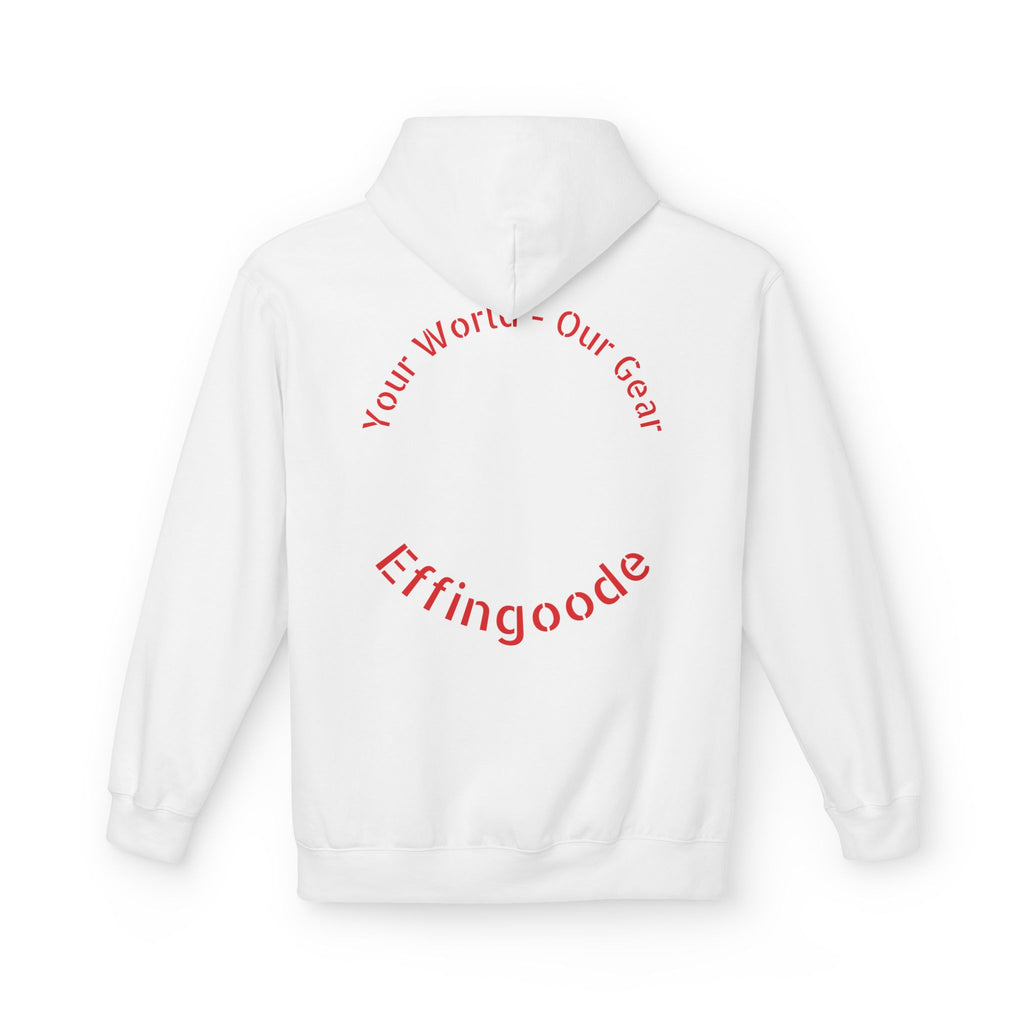 Effingoode Cracked Shield Unisex Midweight Softstyle Fleece Hoodie