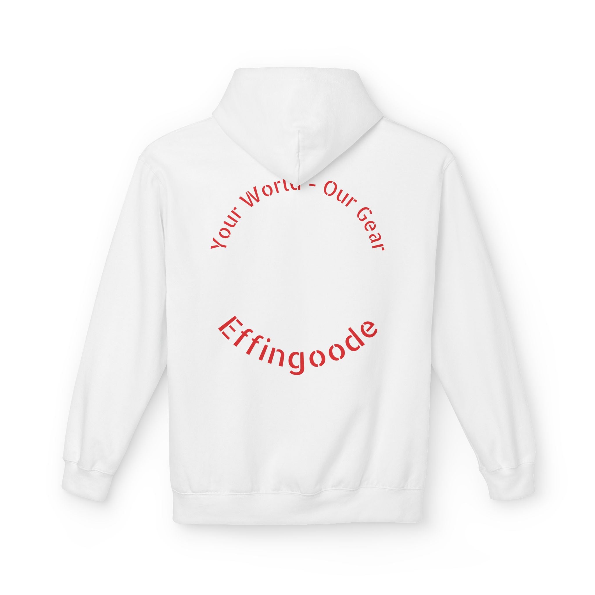Effingoode Cracked Shield Unisex Midweight Softstyle Fleece Hoodie