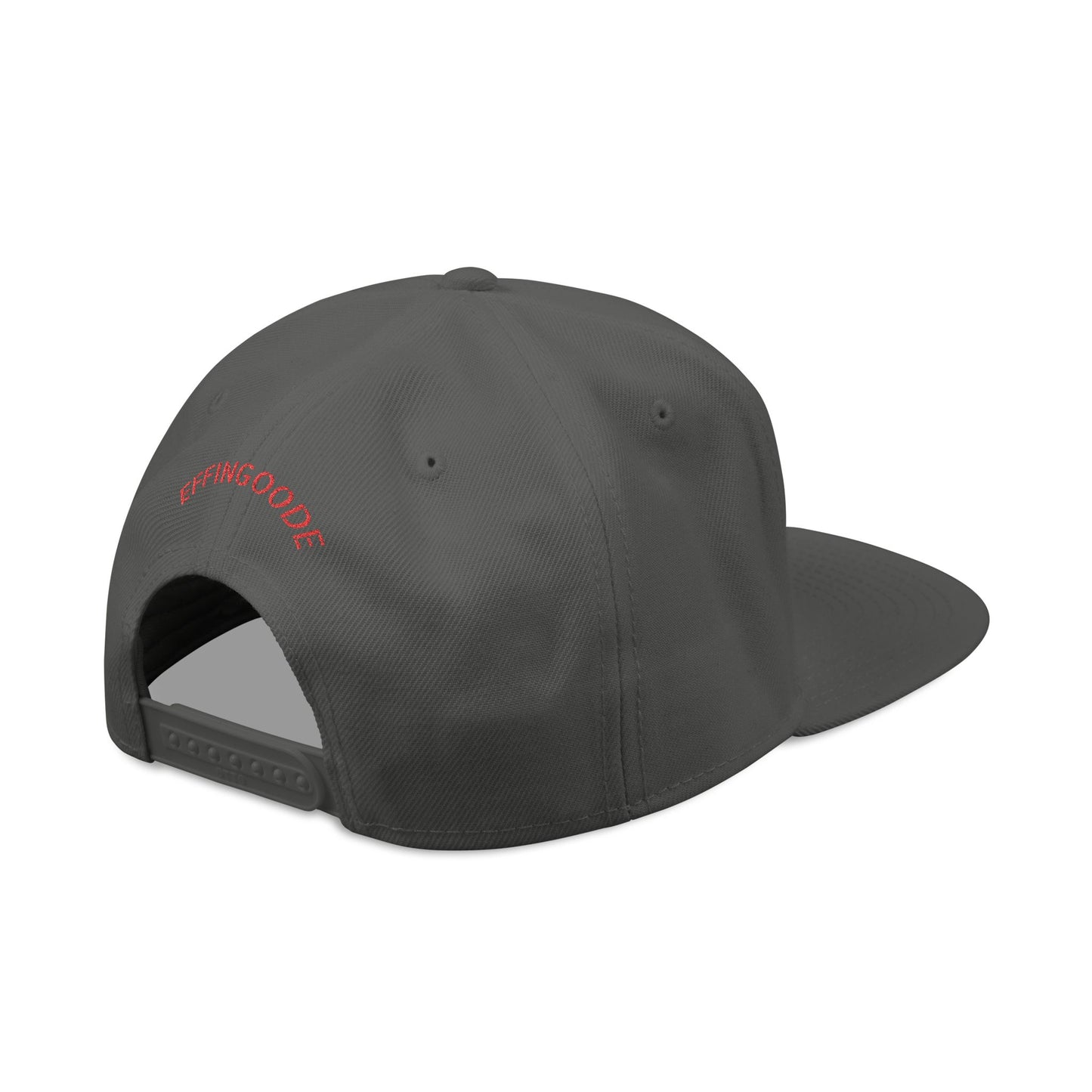 Snapback Hat - Effingoode Cracked Shield Embroidery