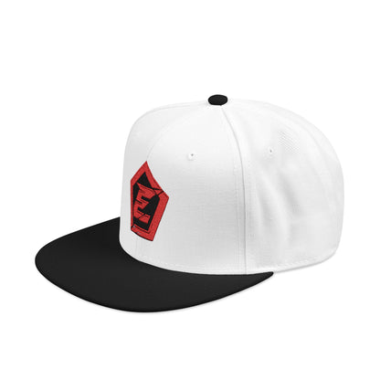 Snapback Hat - Effingoode Cracked Shield Embroidery