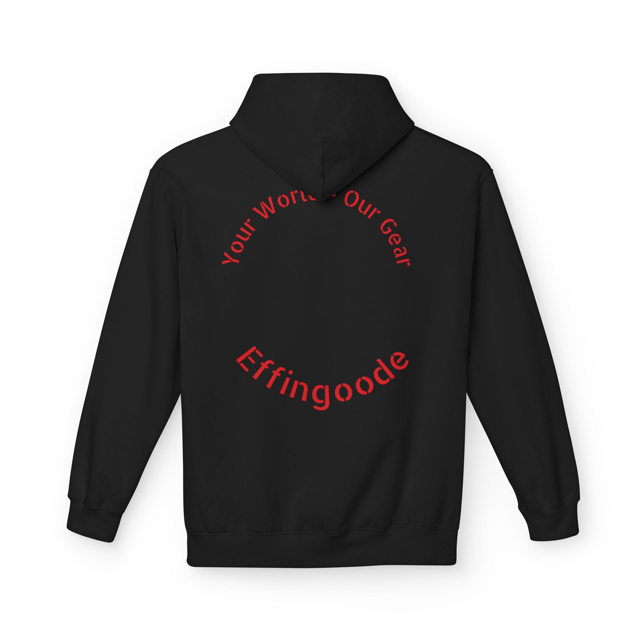 Effingoode Cracked Shield Unisex Midweight Softstyle Fleece Hoodie