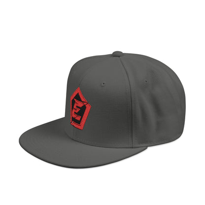 Snapback Hat - Effingoode Cracked Shield Embroidery
