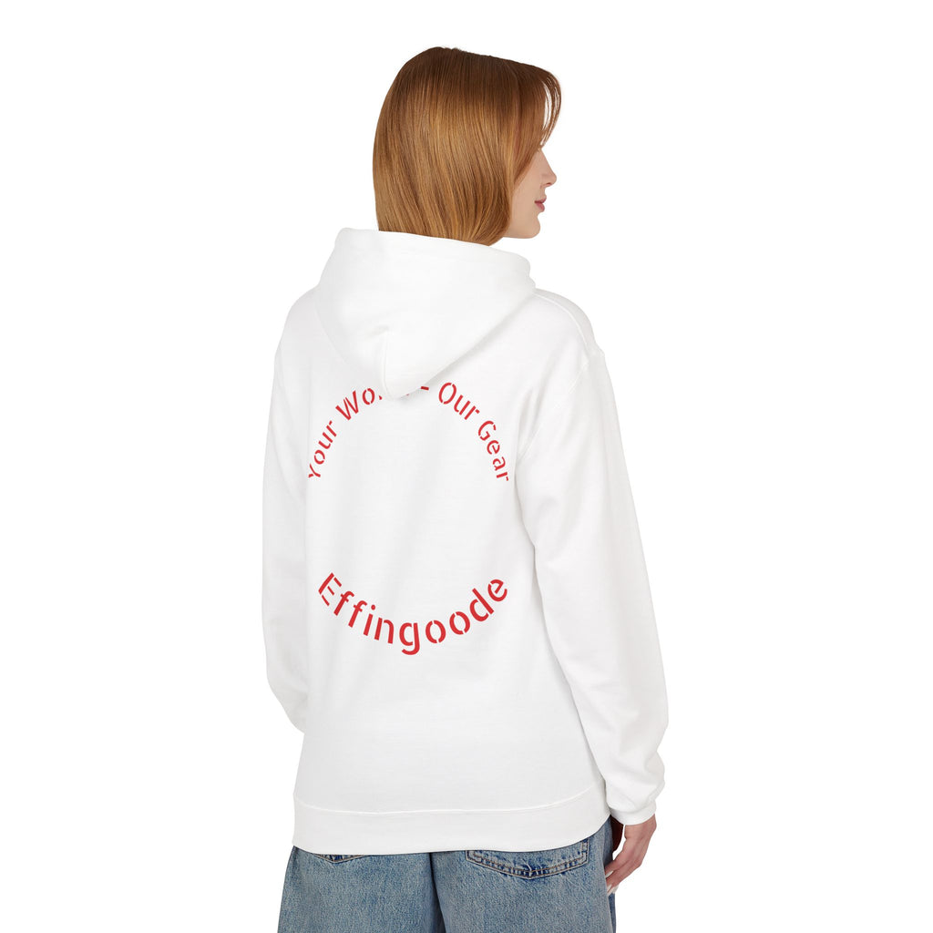 Effingoode Cracked Shield Unisex Midweight Softstyle Fleece Hoodie