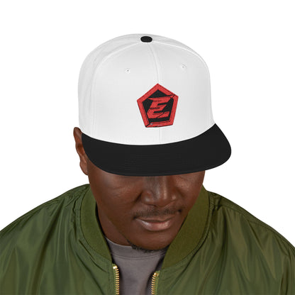Snapback Hat - Effingoode Cracked Shield Embroidery