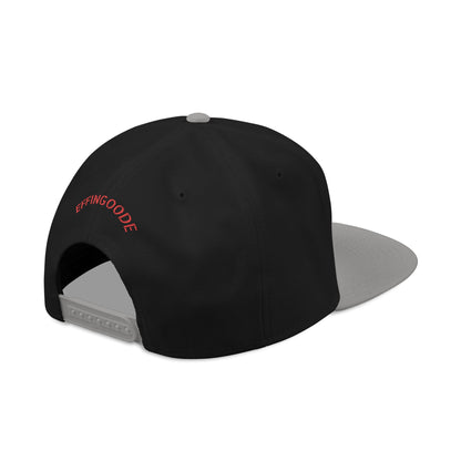 Snapback Hat - Effingoode Cracked Shield Embroidery