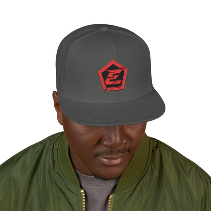 Snapback Hat - Effingoode Cracked Shield Embroidery