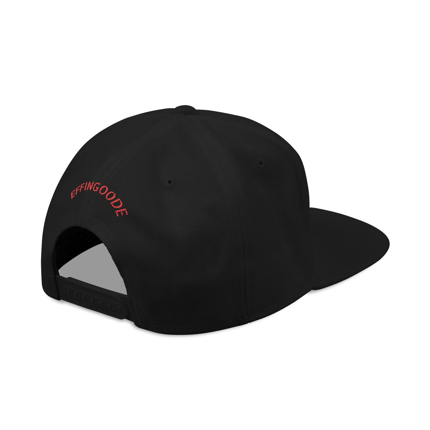 Snapback Hat - Effingoode Cracked Shield Embroidery