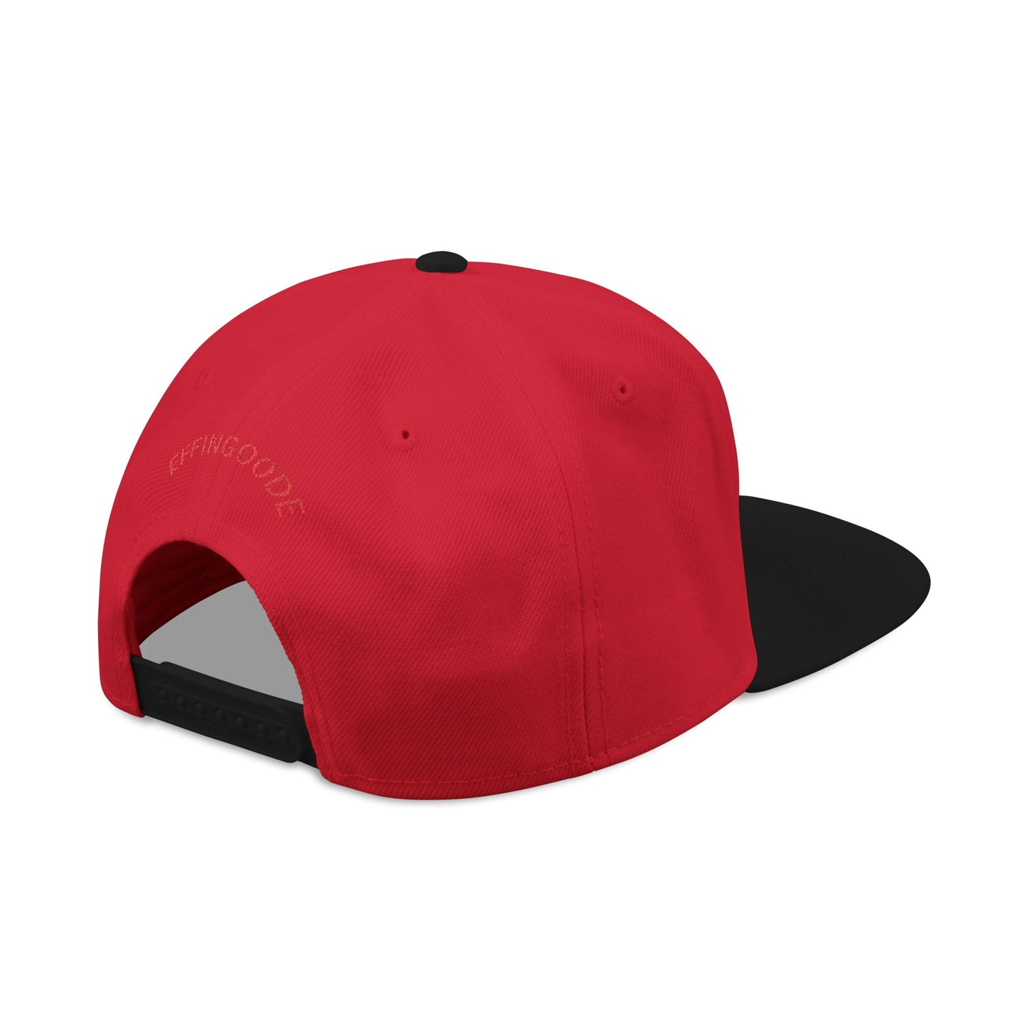 Snapback Hat - Effingoode Cracked Shield Embroidery