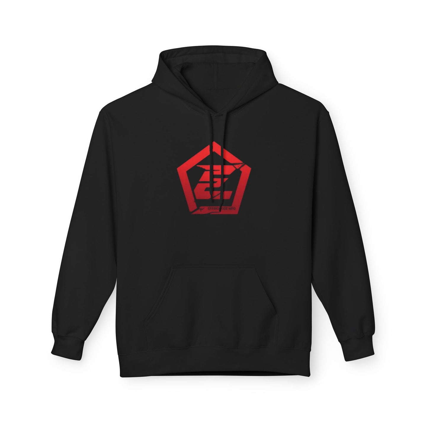 Effingoode Cracked Shield Unisex Midweight Softstyle Fleece Hoodie