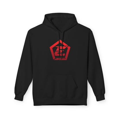 Effingoode Cracked Shield Unisex Midweight Softstyle Fleece Hoodie