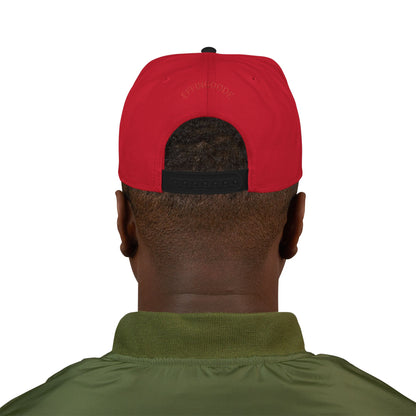 Snapback Hat - Effingoode Cracked Shield Embroidery