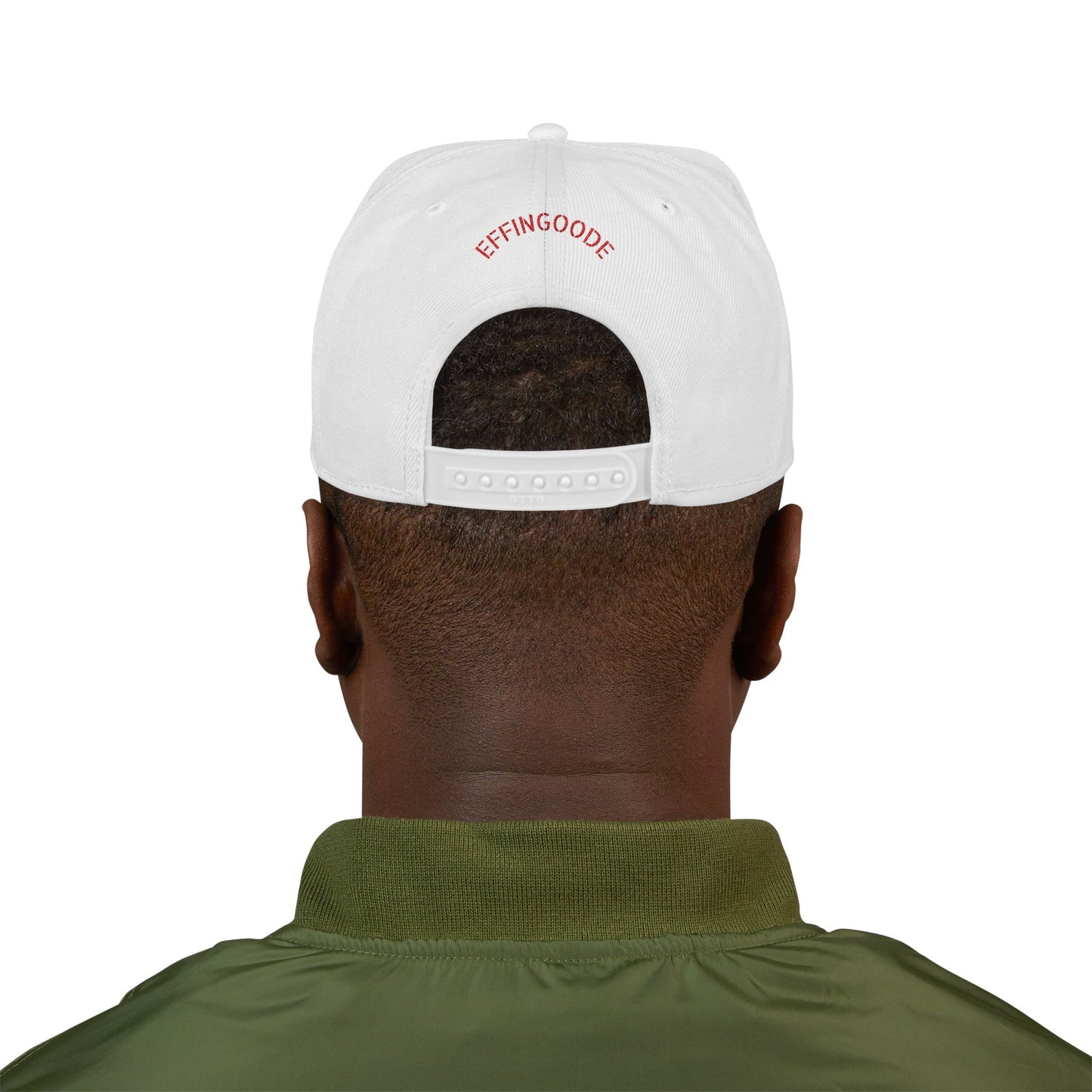 Snapback Hat - Effingoode Cracked Shield Embroidery