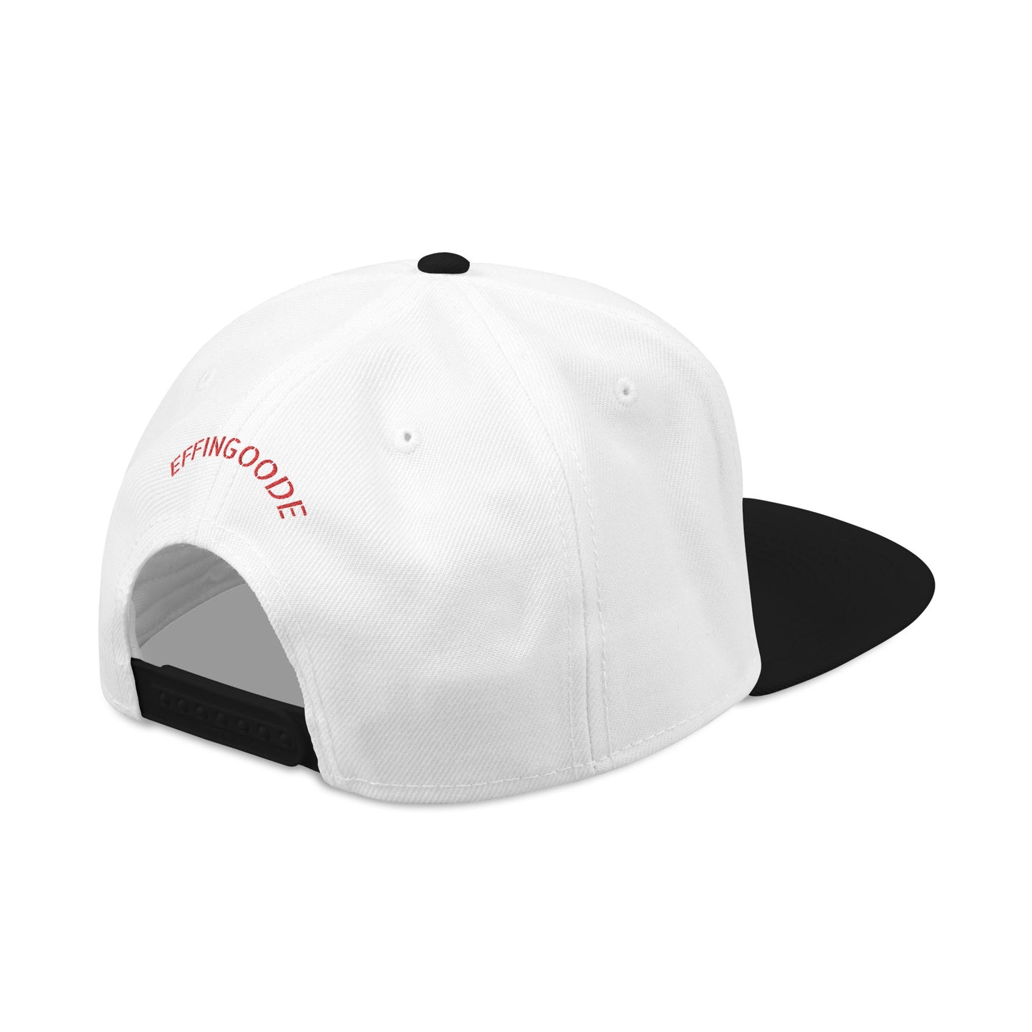 Snapback Hat - Effingoode Cracked Shield Embroidery