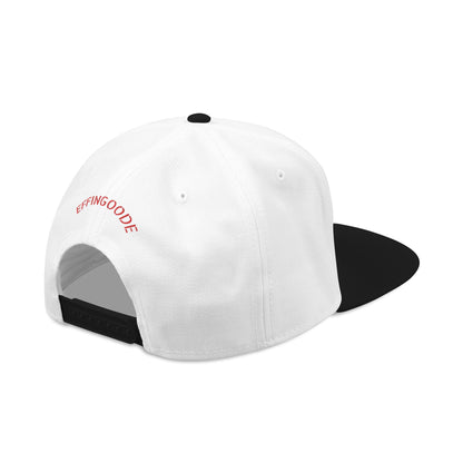 Snapback Hat - Effingoode Cracked Shield Embroidery